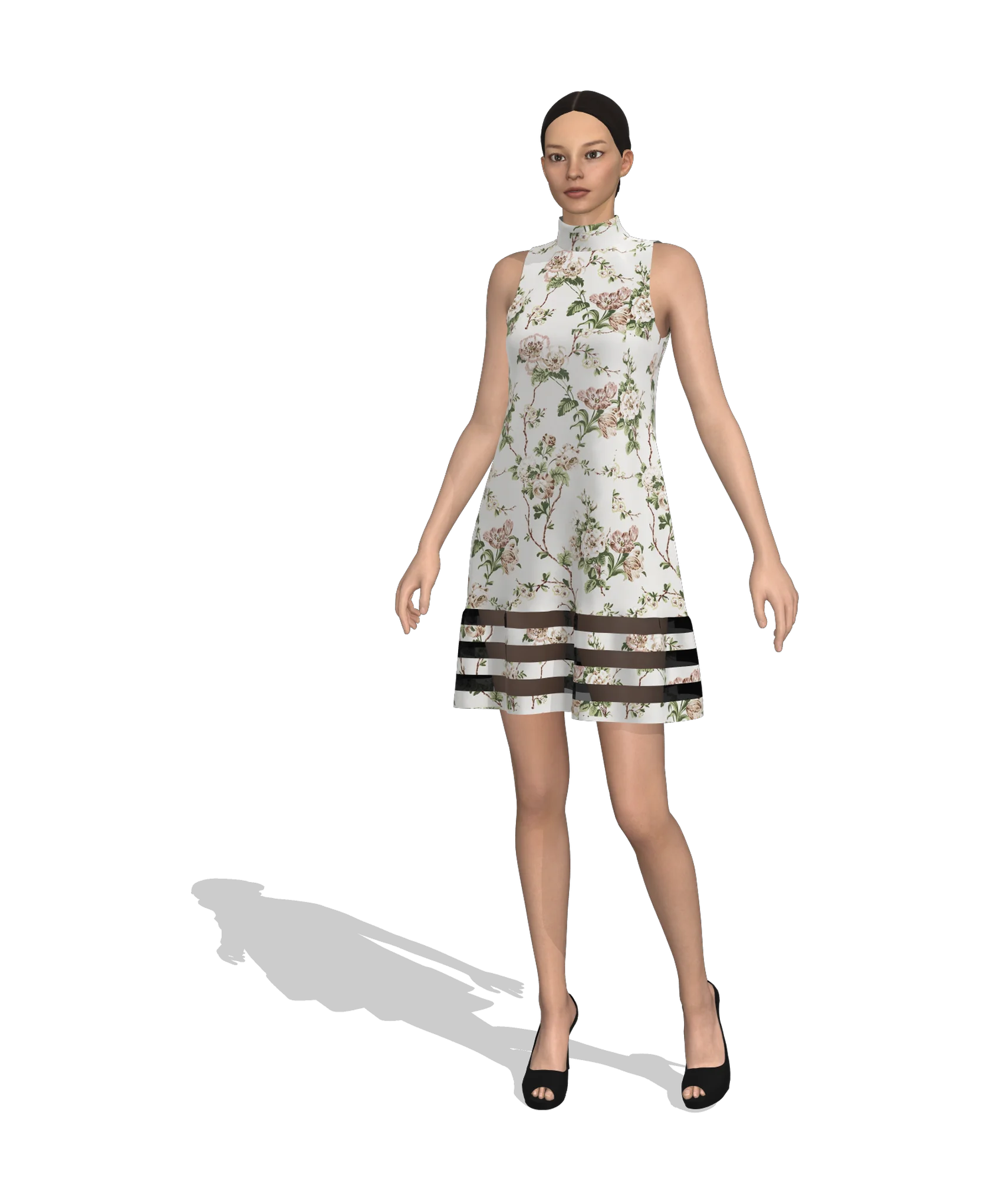 KDscion p128 sleeveless sheath dress